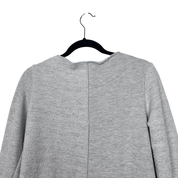 Gershon Bram Gray French Terry Patchwork Dress Small - Picture 5 of 12